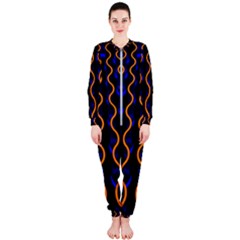 Pattern Abstract Wwallpaper Waves Onepiece Jumpsuit (ladies) by Jancukart