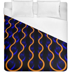 Pattern Abstract Wwallpaper Waves Duvet Cover (king Size) by Jancukart