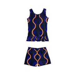 Pattern Abstract Wwallpaper Waves Kids  Boyleg Swimsuit