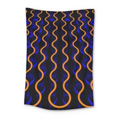 Pattern Abstract Wwallpaper Waves Small Tapestry