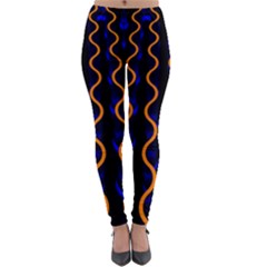 Pattern Abstract Wwallpaper Waves Lightweight Velour Leggings