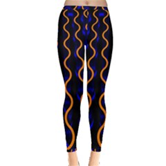 Pattern Abstract Wwallpaper Waves Inside Out Leggings by Jancukart