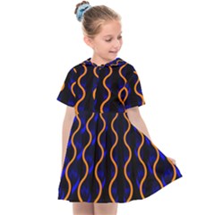 Pattern Abstract Wwallpaper Waves Kids  Sailor Dress by Jancukart