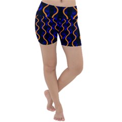 Pattern Abstract Wwallpaper Waves Lightweight Velour Yoga Shorts by Jancukart