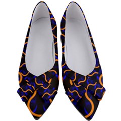 Pattern Abstract Wwallpaper Waves Women s Bow Heels by Jancukart