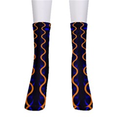 Pattern Abstract Wwallpaper Waves Crew Socks