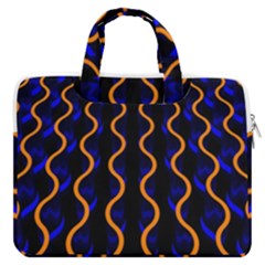 Pattern Abstract Wwallpaper Waves Macbook Pro 13  Double Pocket Laptop Bag