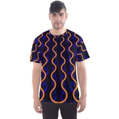 Pattern Abstract Wallpaper Waves Men s Sport Mesh Tee