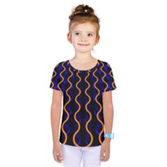 Pattern Abstract Wallpaper Waves Kids  One Piece Tee