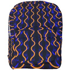 Pattern Abstract Wallpaper Waves Full Print Backpack