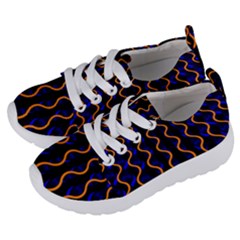 Pattern Abstract Wallpaper Waves Kids  Lightweight Sports Shoes