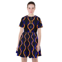 Pattern Abstract Wallpaper Waves Sailor Dress