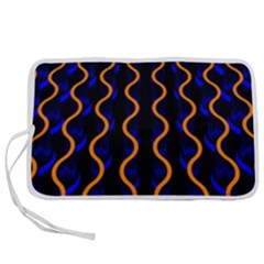 Pattern Abstract Wallpaper Waves Pen Storage Case (m)