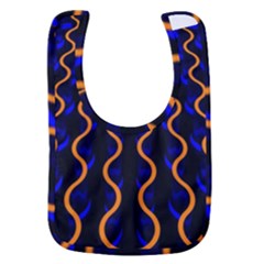 Pattern Abstract Wallpaper Waves Baby Bib