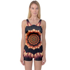 Digital Art Art Artwork Abstract One Piece Boyleg Swimsuit