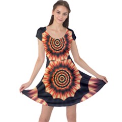 Digital Art Art Artwork Abstract Cap Sleeve Dress