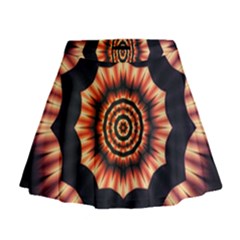 Digital Art Art Artwork Abstract Mini Flare Skirt