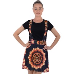 Digital Art Art Artwork Abstract Velvet Suspender Skater Skirt