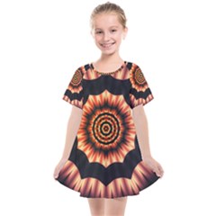 Digital Art Art Artwork Abstract Kids  Smock Dress by Jancukart