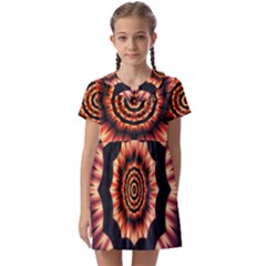 Digital Art Art Artwork Abstract Kids  Asymmetric Collar Dress by Jancukart