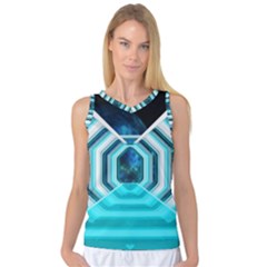 Space Ship Sci Fi Fantasy Science Women s Basketball Tank Top