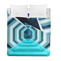 Space Ship Sci Fi Fantasy Science Duvet Cover Double Side (full/ Double Size)