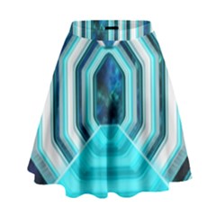 Space Ship Sci Fi Fantasy Science High Waist Skirt