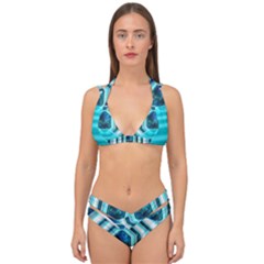 Space Ship Sci Fi Fantasy Science Double Strap Halter Bikini Set