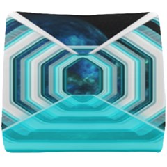 Space Ship Sci Fi Fantasy Science Seat Cushion by Jancukart