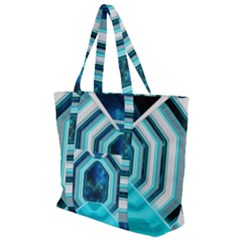 Space Ship Sci Fi Fantasy Science Zip Up Canvas Bag