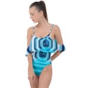 Space Ship Sci Fi Fantasy Science Drape Piece Swimsuit View1