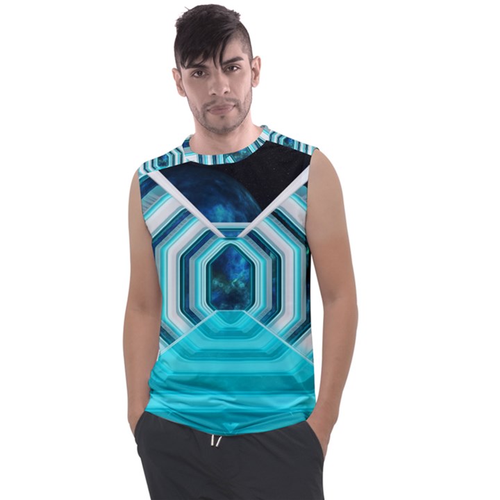 Space Ship Sci Fi Fantasy Science Men s Regular Tank Top