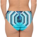 Space Ship Sci Fi Fantasy Science Double Strap Halter Bikini Bottom View2