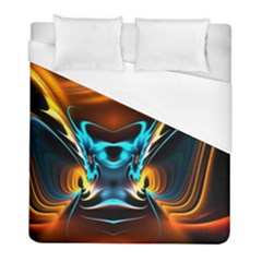 Duck-crazy-duck-abstract Duvet Cover (full/ Double Size)