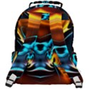 Duck-crazy-duck-abstract Rounded Multi Pocket Backpack View3