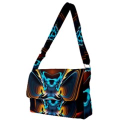 Duck-crazy-duck-abstract Full Print Messenger Bag (s)