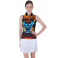 Duck-crazy-duck-abstract Women s Sleeveless Polo Tee by Jancukart