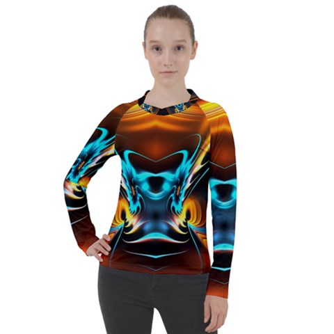 Duck-crazy-duck-abstract Women s Pique Long Sleeve Tee by Jancukart