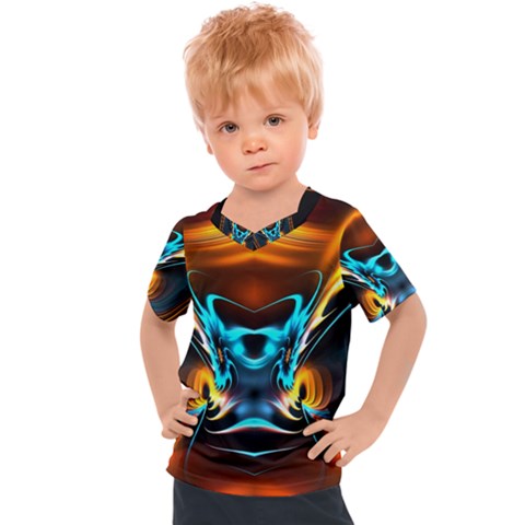 Duck-crazy-duck-abstract Kids  Sports Tee by Jancukart