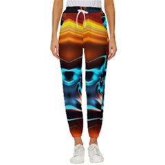 Duck-crazy-duck-abstract Cropped Drawstring Pants by Jancukart