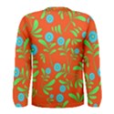 Background-texture-seamless-flowers Men s Long Sleeve Tee View2