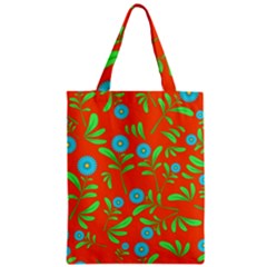 Background-texture-seamless-flowers Zipper Classic Tote Bag