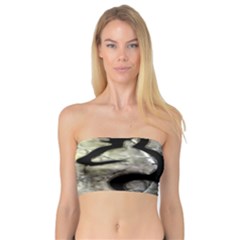 Black Love Browning Deer Camo Bandeau Top by Jancukart