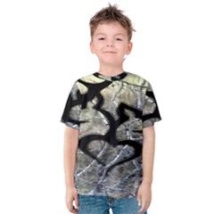 Black Love Browning Deer Camo Kids  Cotton Tee