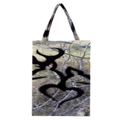 Black Love Browning Deer Camo Classic Tote Bag