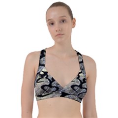 Black Love Browning Deer Camo Sweetheart Sports Bra by Jancukart