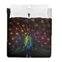 Beautiful Peacock Feather Duvet Cover Double Side (Full/ Double Size) View2