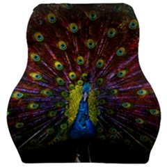 Beautiful Peacock Feather Car Seat Velour Cushion 