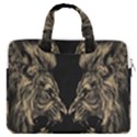 Animalsangry Male Lions Conflict MacBook Pro 16  Double Pocket Laptop Bag  View1