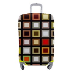 Squares-colorful-texture-modern-art Luggage Cover (small)